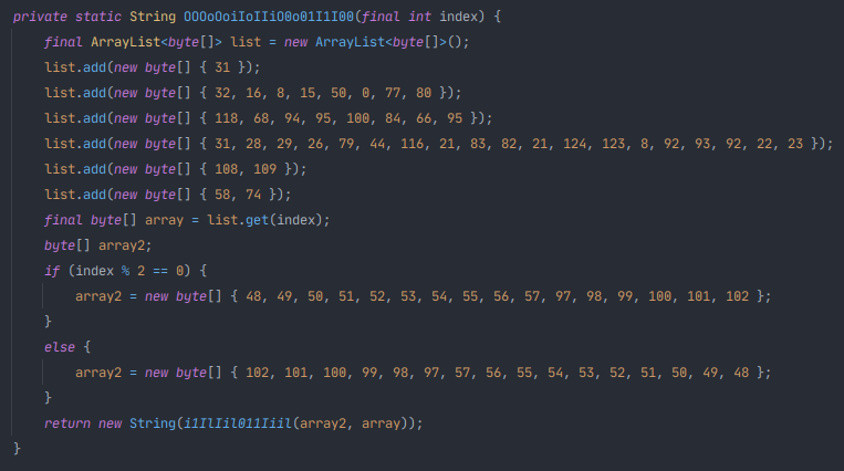 Example of obfuscated strings and the two decoding TippyPads